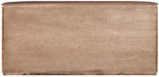 Astrid Solid Wood And Oak Veneer Dresser in Brown - 818Brown-D