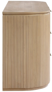 Astrid Solid Wood And Oak Veneer Dresser in Natural - 818Oak-D