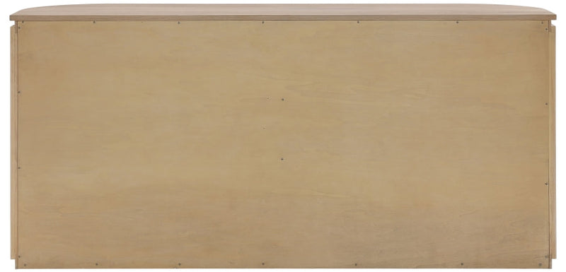Astrid Solid Wood And Oak Veneer Dresser in Natural - 818Oak-D