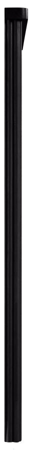 Astrid Solid Wood And Oak Veneer Mirror in Black - 818Black-M
