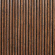 Astrid Solid Wood And Oak Veneer Mirror in Brown - 818Brown-M