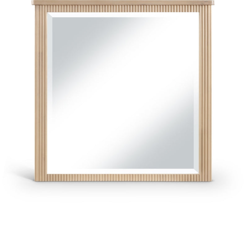 Astrid Solid Wood And Oak Veneer Mirror in Natural - 818Oak-M