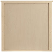 Astrid Solid Wood And Oak Veneer Mirror in Natural - 818Oak-M