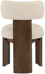 Atelier Vegan Leather Upholstered Dining Chair in Beige, Set of 2 - 88085Beige-C