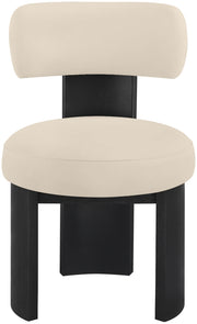 Atelier Vegan Leather Upholstered Dining Chair in Beige, Set of 2 - 88087Beige-C
