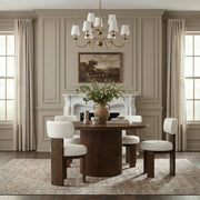Atelier Vegan Leather Upholstered Dining Chair in Cream, Set of 2 - 88085Cream-C