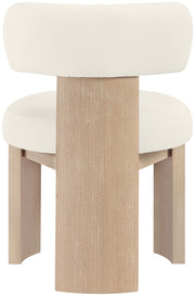Atelier Vegan Leather Upholstered Dining Chair in Cream, Set of 2 - 88086Cream-C