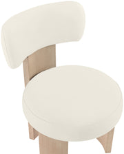 Atelier Vegan Leather Upholstered Dining Chair in Cream, Set of 2 - 88086Cream-C