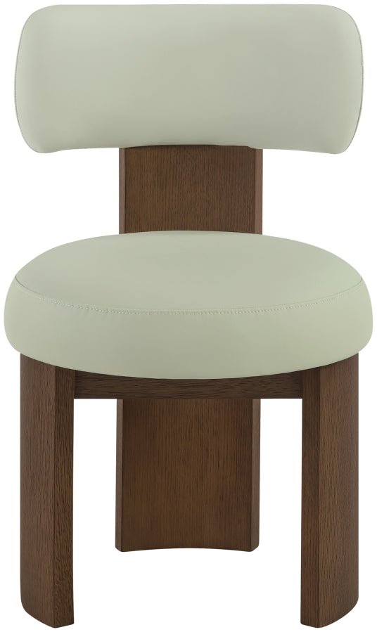 Atelier Vegan Leather Upholstered Dining Chair in Mint, Set of 2 - 88085Mint-C