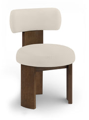 Atelier Vegan Leather Upholstered Dining Chair in Taupe, Set of 2 - 88085Taupe-C