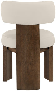 Atelier Vegan Leather Upholstered Dining Chair in Taupe, Set of 2 - 88085Taupe-C