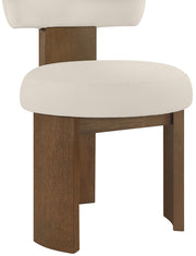 Atelier Vegan Leather Upholstered Dining Chair in Taupe, Set of 2 - 88085Taupe-C