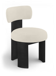 Atelier Vegan Leather Upholstered Dining Chair in Taupe, Set of 2 - 88087Taupe-C