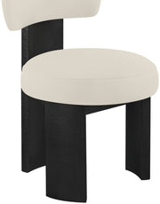 Atelier Vegan Leather Upholstered Dining Chair in Taupe, Set of 2 - 88087Taupe-C