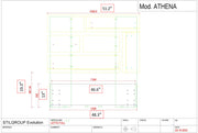 Athena 48" Bed Set - p14033