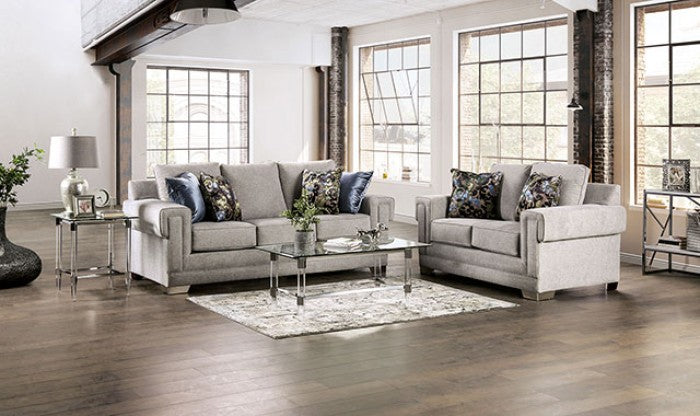 Atherstone Light Gray Loveseat - SM6436-LV