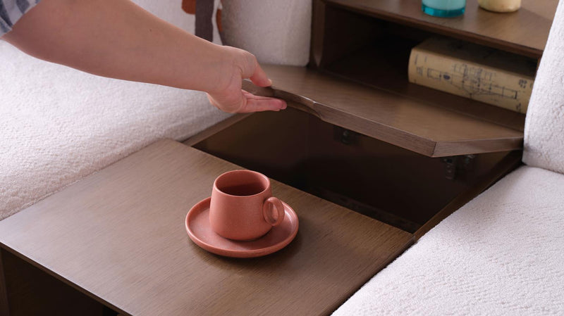 Atlanta Ottoman (Peru Cream) - Gate FurnitureOttoman