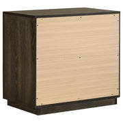 Atlas 2-drawer Bedroom Nightstand Bedside Table Dark Oak - 215972
