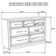 Atlas 4-piece Queen Bedroom Set Dark Oak - 215971Q-S4