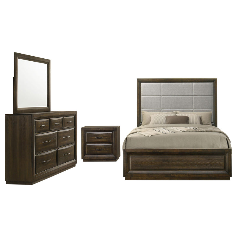 Atlas 4-piece Queen Bedroom Set Dark Oak - 215971Q-S4