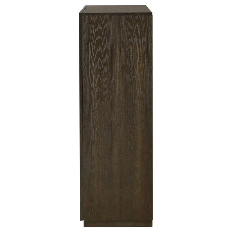 Atlas 5-drawer Bedroom Chest of Drawers Dark Oak - 215975