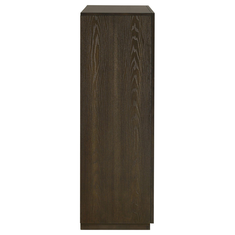 Atlas 5-drawer Bedroom Chest of Drawers Dark Oak - 215975
