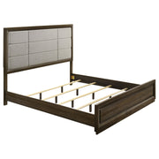 Atlas 5-piece Eastern King Bedroom Set Dark Oak - 215971KE-S5