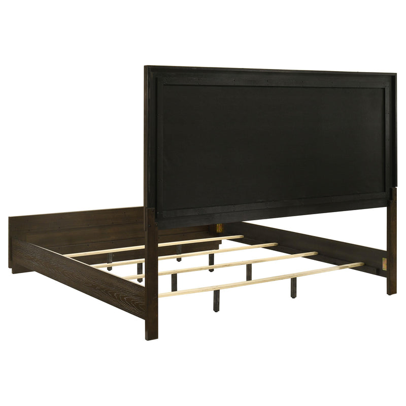 Atlas 5-piece Eastern King Bedroom Set Dark Oak - 215971KE-S5