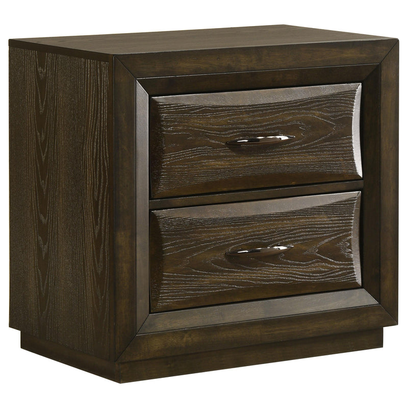Atlas 5-piece Eastern King Bedroom Set Dark Oak - 215971KE-S5