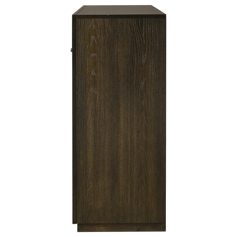 Atlas 7-drawer Bedroom Dresser Cabinet Dark Oak - 215973