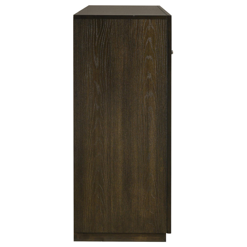 Atlas 7-drawer Bedroom Dresser Cabinet Dark Oak - 215973
