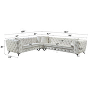 Atronia Sectional Sofa W/4 Pillows - LV01160