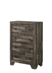 Atticus Brown Platform Bedroom Set - Gate FurnitureBedroom Set