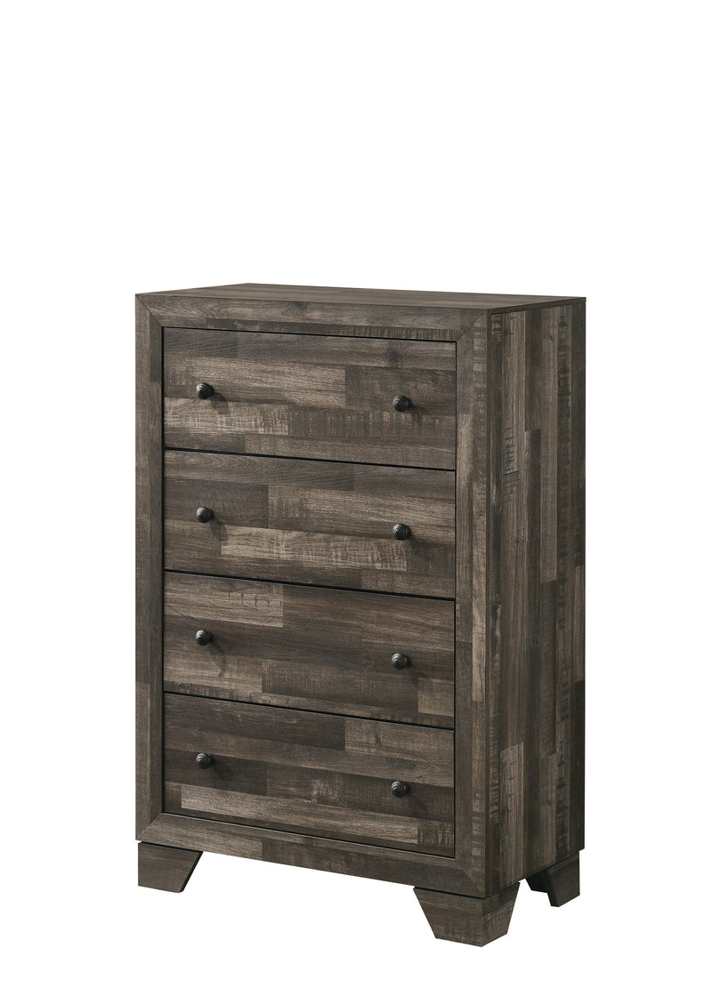 Atticus Brown Platform Bedroom Set - Gate FurnitureBedroom Set