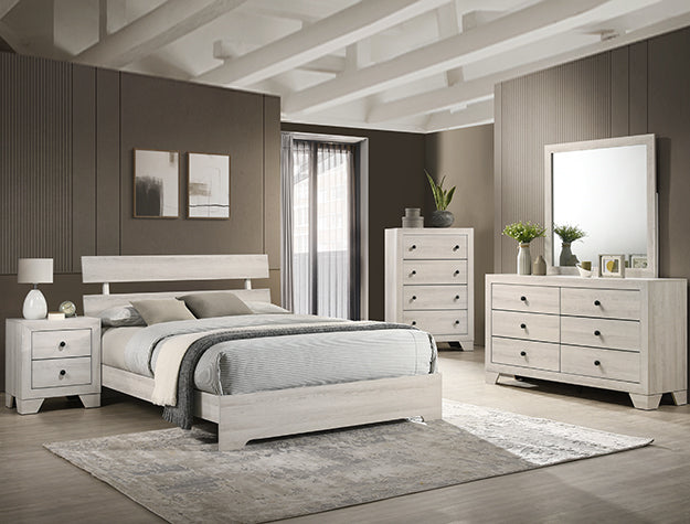 Atticus Night Stand White - B6982-2