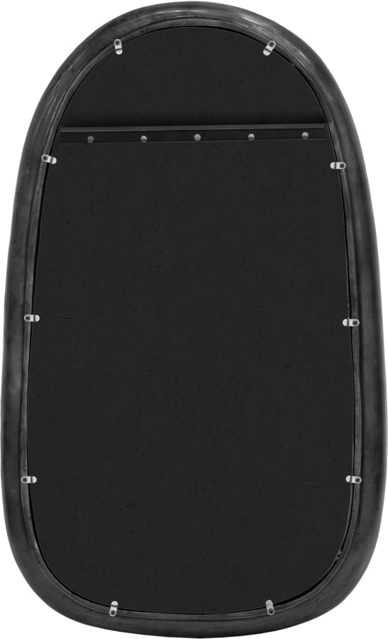 Auberge Alumnium Frame Mirror in Black - 66001Black-M