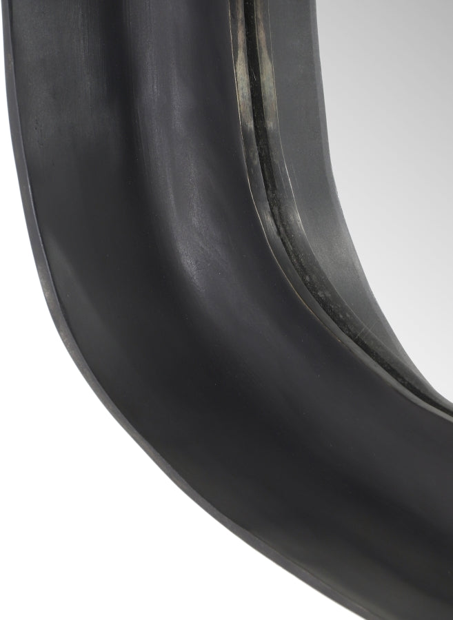 Auberge Alumnium Frame Mirror in Black - 66001Black-M