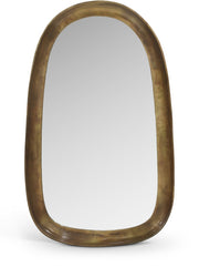 Auberge Alumnium Frame Mirror in Brass - 66001Brass-M
