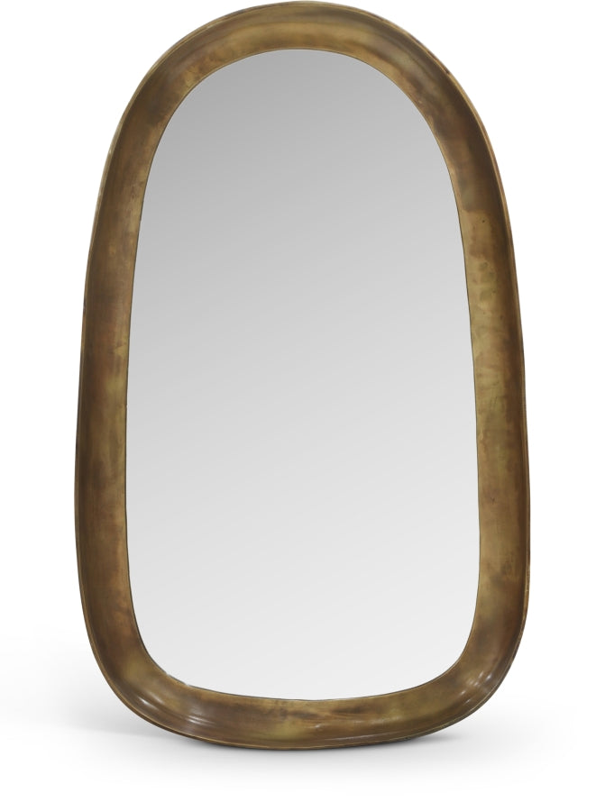 Auberge Alumnium Frame Mirror in Brass - 66001Brass-M
