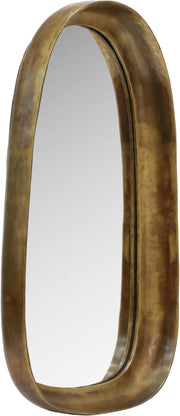 Auberge Alumnium Frame Mirror in Brass - 66001Brass-M