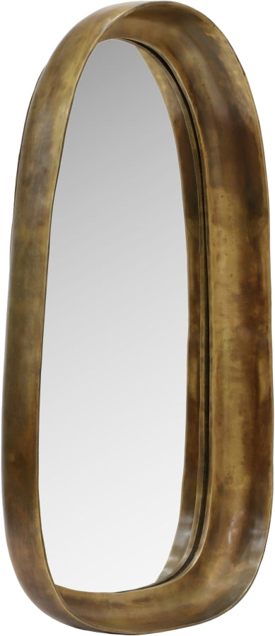 Auberge Alumnium Frame Mirror in Brass - 66001Brass-M