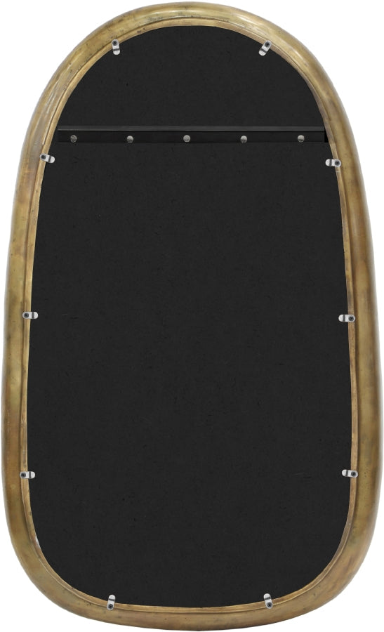 Auberge Alumnium Frame Mirror in Brass - 66001Brass-M