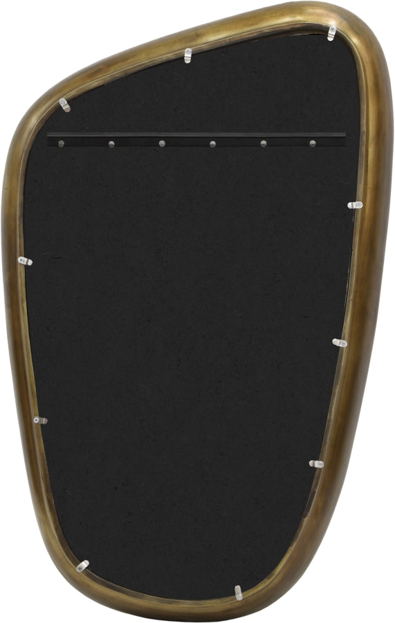 Auberge Alumnium Frame Mirror in Brass - 66002Brass-M