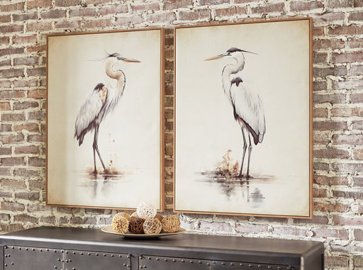 Aubinell Beige Wall Art (Set of 2) - A8000414