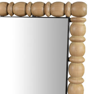 Aubrey Acacia Wood Frame Mirror in Natural - 437Oak-36M