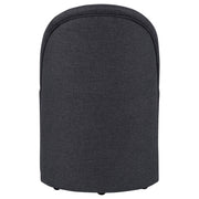 Aubrey Upholstered Barrel Dining Side Chair Charcoal (Set of 2) - 107062CHAR