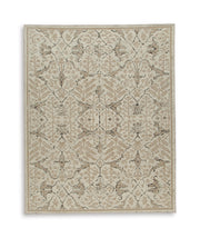 Audville Jute/Black/Ivory Large Rug - R408841