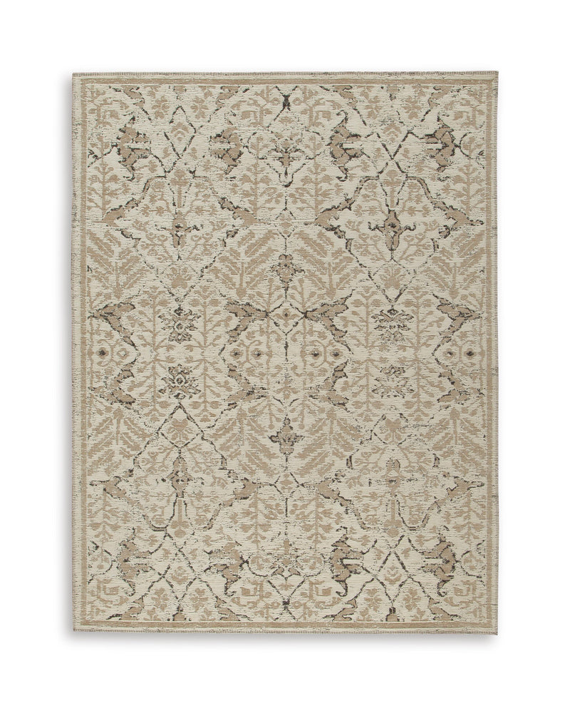 Audville Jute/Black/Ivory Medium Rug - R408842