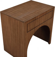 August Oak Veneer Nightstand in Brown - 388Walnut-NS