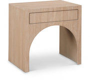 August Oak Veneer Nightstand in Natural - 388Oak-NS